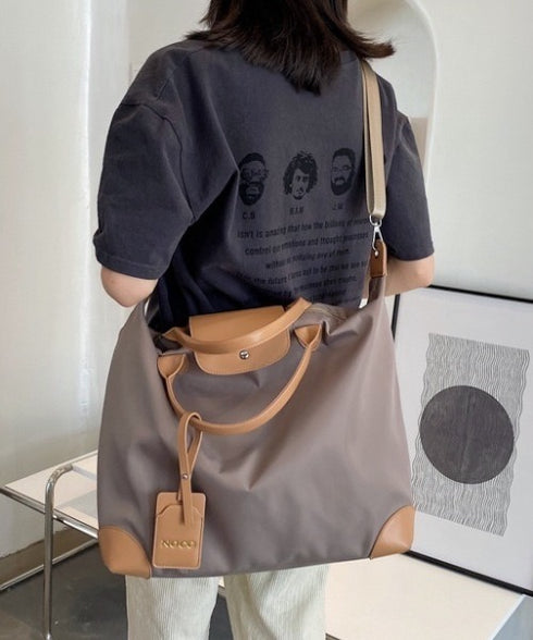 大容量 無地トラベルボストンバッグ トートバッグ ショルダーバッグ | WR1231032 | グレイッシュベージュ