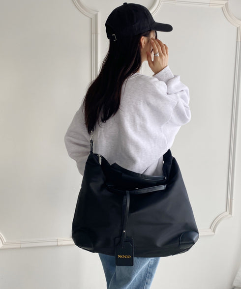 大容量 無地トラベルボストンバッグ トートバッグ ショルダーバッグ | WR1231032 | ブラック