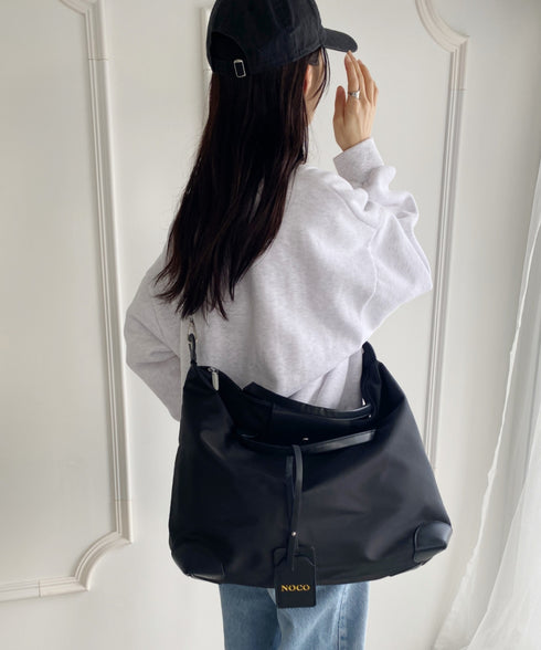 大容量 無地トラベルボストンバッグ トートバッグ ショルダーバッグ | WR1231032 | ブラック