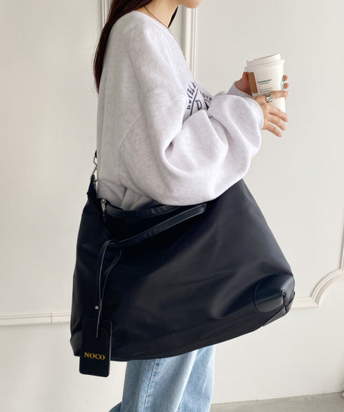 大容量 無地トラベルボストンバッグ トートバッグ ショルダーバッグ | WR1231032 | ブラック
