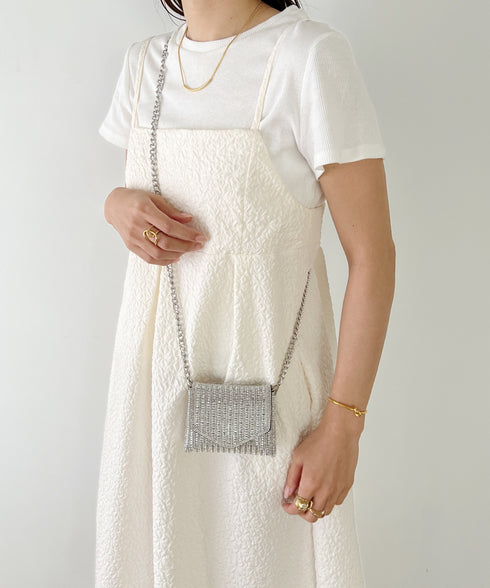 マイクロミニ キラキラチェーンショルダーバッグ | MD1231015 | シルバー