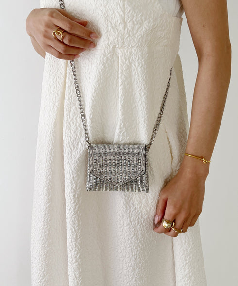 マイクロミニ キラキラチェーンショルダーバッグ | MD1231015 | シルバー