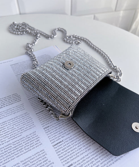 マイクロミニ キラキラチェーンショルダーバッグ | MD1231015 | シルバー