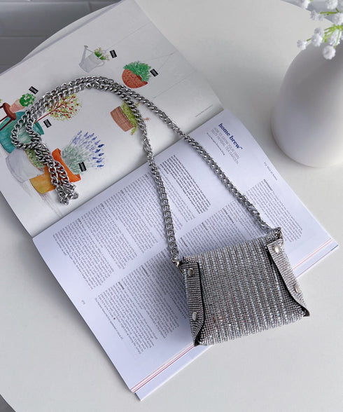 マイクロミニ キラキラチェーンショルダーバッグ | MD1231015 | シルバー