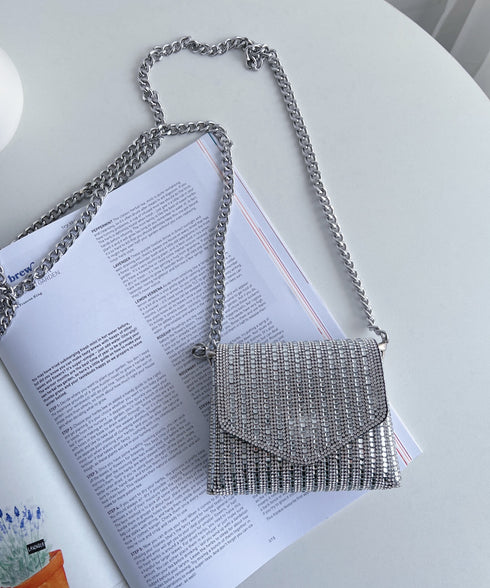 マイクロミニ キラキラチェーンショルダーバッグ | MD1231015 | シルバー