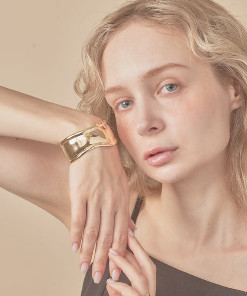 ワイドバングル | MD4231012 | ゴールド