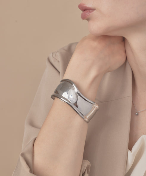 ワイドバングル | MD4231012 | シルバー