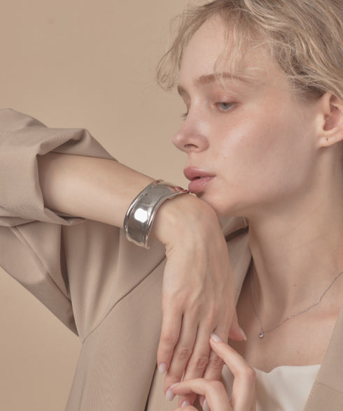 ワイドバングル | MD4231012 | シルバー