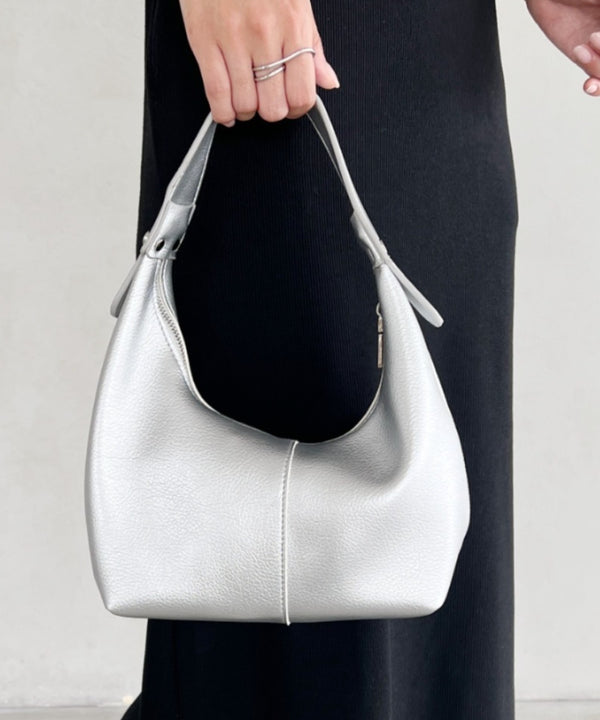 合成皮革 ワンハンドルバッグ | MD1231022 | シルバー