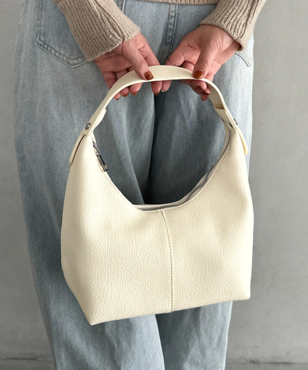 合成皮革 ワンハンドルバッグ | MD1231022 | アイボリー