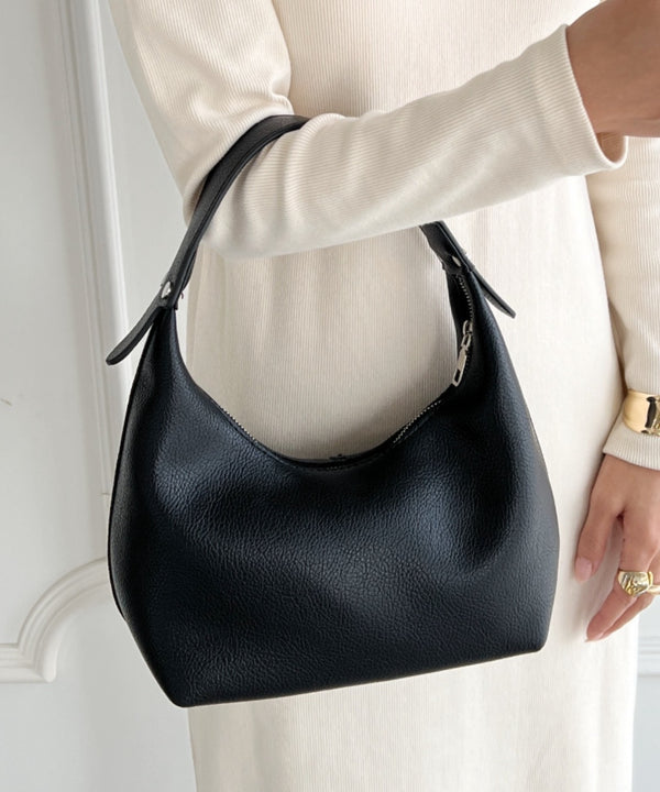 合成皮革 ワンハンドルバッグ | MD1231022 | ブラック