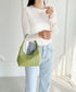 合成皮革 ワンハンドルバッグ | MD1231022 | グリーン