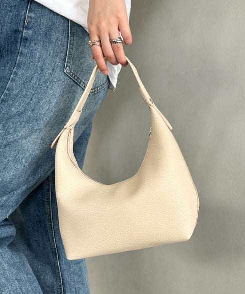 合成皮革 ワンハンドルバッグ | MD1231022 | グレイッシュベージュ