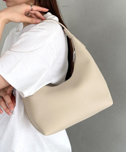 合成皮革 ワンハンドルバッグ | MD1231022 | グレイッシュベージュ