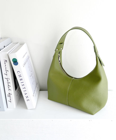 合成皮革 ワンハンドルバッグ | MD1231022 | グリーン