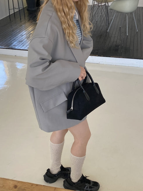 スエードハンドバッグ | SL1244602 | ブラック