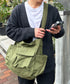 アジャスター付きメニーポケットキャンバスショルダー | LO1231746 | カーキ