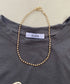simple ball chain necklace/シンプル マンテルボールチェーンネックレス | CL4231777 | ゴールド