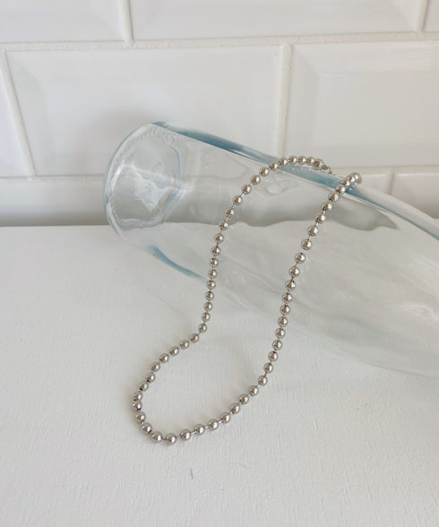 simple ball chain necklace/シンプル マンテルボールチェーンネックレス | CL4231777 | シルバー