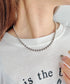 simple ball chain necklace/シンプル マンテルボールチェーンネックレス | CL4231777 | シルバー
