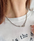 simple ball chain necklace/シンプル マンテルボールチェーンネックレス | CL4231777 | シルバー