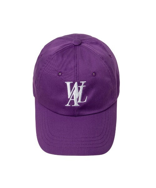 WOOALONG(ウアロン)/シグネチャー ロゴ ベースボール キャップ サイズ調整可能/Signature Logo ball cap | IL5231046 | パープル