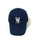 WOOALONG(ウアロン)/シグネチャー ロゴ ベースボール キャップ サイズ調整可能/Signature Logo ball cap | IL5231046 | ネイビー