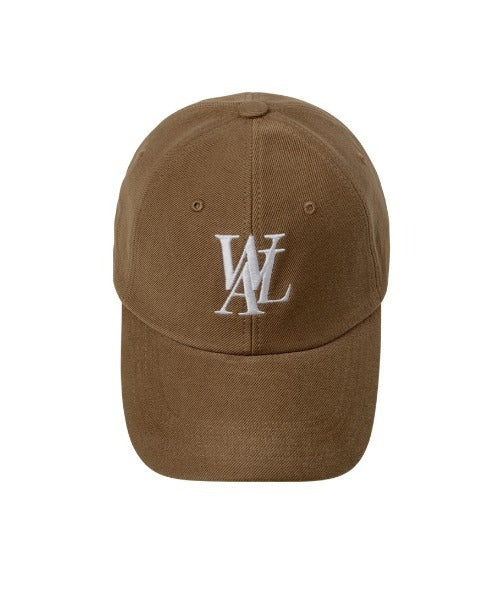 WOOALONG(ウアロン)/シグネチャー ロゴ ベースボール キャップ サイズ調整可能/Signature Logo ball cap | IL5231046 | ブラウン