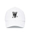 WOOALONG(ウアロン)/シグネチャー ロゴ ベースボール キャップ サイズ調整可能/Signature Logo ball cap | IL5231046 | ホワイト