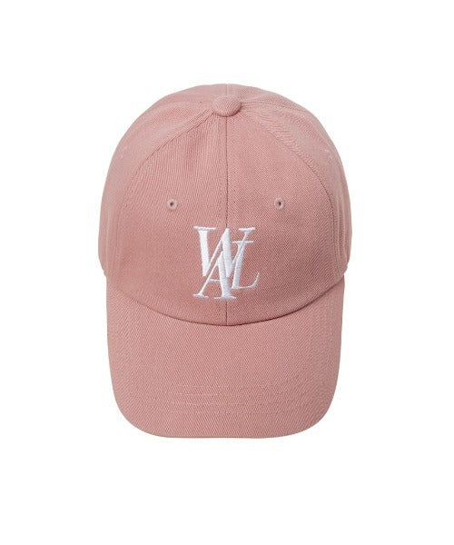 WOOALONG(ウアロン)/シグネチャー ロゴ ベースボール キャップ サイズ調整可能/Signature Logo ball cap | IL5231046 | ピンク
