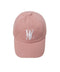 WOOALONG(ウアロン)/シグネチャー ロゴ ベースボール キャップ サイズ調整可能/Signature Logo ball cap | IL5231046 | ピンク