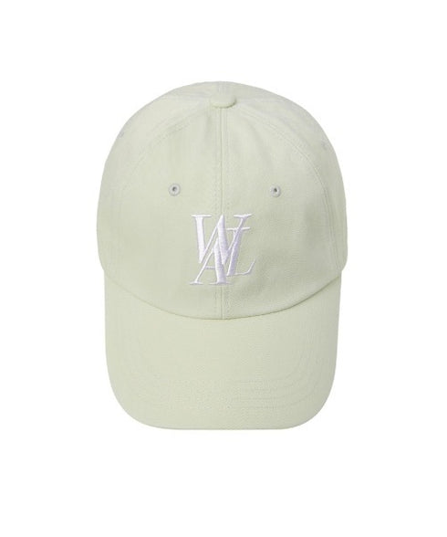 WOOALONG(ウアロン)/シグネチャー ロゴ ベースボール キャップ サイズ調整可能/Signature Logo ball cap | IL5231046 | ライム