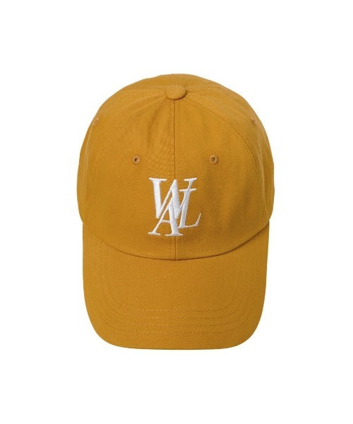 WOOALONG(ウアロン)/シグネチャー ロゴ ベースボール キャップ サイズ調整可能/Signature Logo ball cap | IL5231046 | イエロー