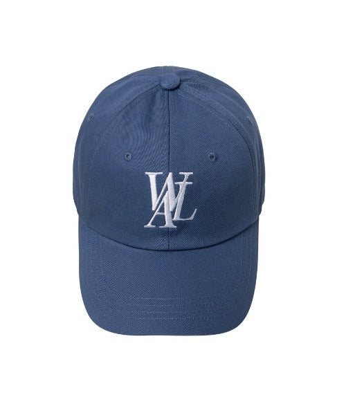 WOOALONG(ウアロン)/シグネチャー ロゴ ベースボール キャップ サイズ調整可能/Signature Logo ball cap | IL5231046 | ブルー