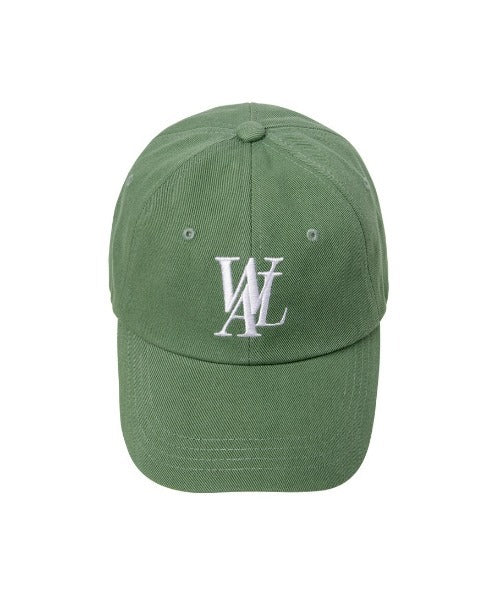WOOALONG(ウアロン)/シグネチャー ロゴ ベースボール キャップ サイズ調整可能/Signature Logo ball cap | IL5231046 | ライトグリーン