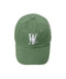 WOOALONG(ウアロン)/シグネチャー ロゴ ベースボール キャップ サイズ調整可能/Signature Logo ball cap | IL5231046 | ライトグリーン