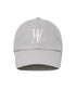 WOOALONG(ウアロン)/シグネチャー ロゴ ベースボール キャップ サイズ調整可能/Signature Logo ball cap | IL5231046 | ライトグレー