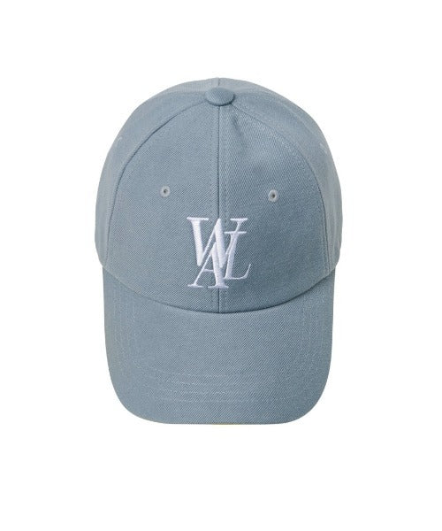 WOOALONG(ウアロン)/シグネチャー ロゴ ベースボール キャップ サイズ調整可能/Signature Logo ball cap | IL5231046 | ライトブルー