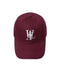 WOOALONG(ウアロン)/シグネチャー ロゴ ベースボール キャップ サイズ調整可能/Signature Logo ball cap | IL5231046 | ワインレッド
