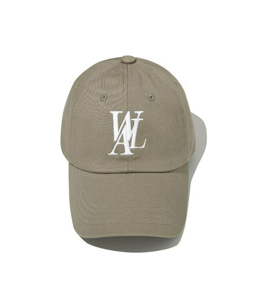 WOOALONG(ウアロン)/シグネチャー ロゴ ベースボール キャップ サイズ調整可能/Signature Logo ball cap | IL5231046 | モカ