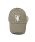 WOOALONG(ウアロン)/シグネチャー ロゴ ベースボール キャップ サイズ調整可能/Signature Logo ball cap | IL5231046 | モカ