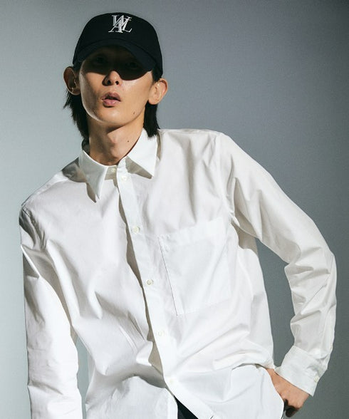 WOOALONG(ウアロン)/シグネチャー ロゴ ベースボール キャップ サイズ調整可能/Signature Logo ball cap | IL5231046 | ブラック