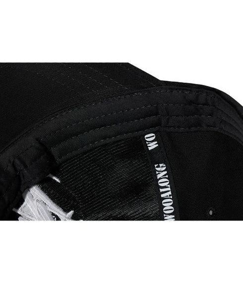 WOOALONG(ウアロン)/シグネチャー ロゴ ベースボール キャップ サイズ調整可能/Signature Logo ball cap | IL5231046 | ブラック