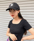 WOOALONG(ウアロン)/シグネチャー ロゴ ベースボール キャップ サイズ調整可能/Signature Logo ball cap | IL5231046 | ブラック
