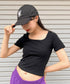 WOOALONG(ウアロン)/シグネチャー ロゴ ベースボール キャップ サイズ調整可能/Signature Logo ball cap | IL5231046 | ブラック