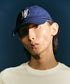 WOOALONG(ウアロン)/シグネチャー ロゴ ベースボール キャップ サイズ調整可能/Signature Logo ball cap | IL5231046 | ネイビー