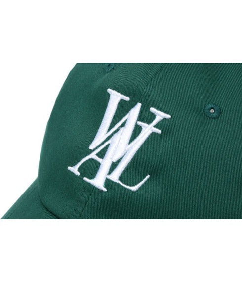 WOOALONG(ウアロン)/シグネチャー ロゴ ベースボール キャップ サイズ調整可能/Signature Logo ball cap | IL5231046 | グリーン