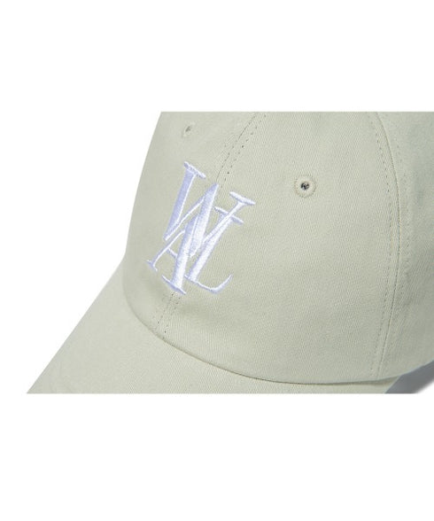 WOOALONG(ウアロン)/シグネチャー ロゴ ベースボール キャップ サイズ調整可能/Signature Logo ball cap | IL5231046 | ライム