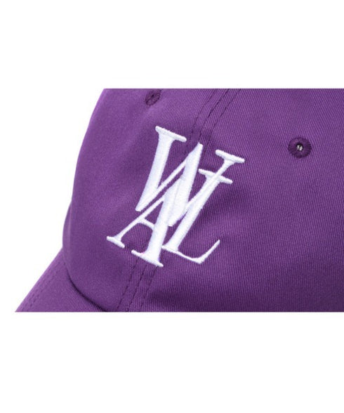 WOOALONG(ウアロン)/シグネチャー ロゴ ベースボール キャップ サイズ調整可能/Signature Logo ball cap | IL5231046 | パープル