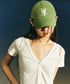 WOOALONG(ウアロン)/シグネチャー ロゴ ベースボール キャップ サイズ調整可能/Signature Logo ball cap | IL5231046 | ライトグリーン